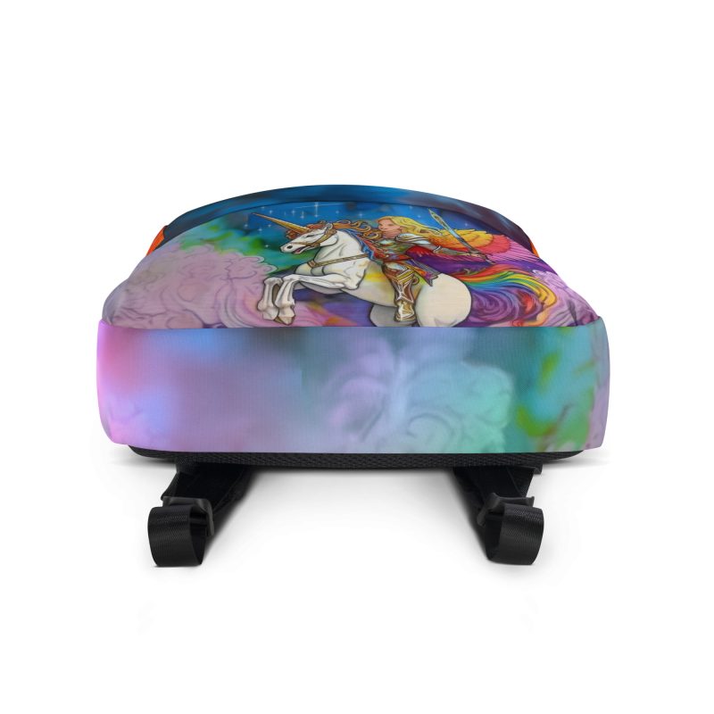 Rainbow Unicorn Warrior Princess Backpack - Image 3