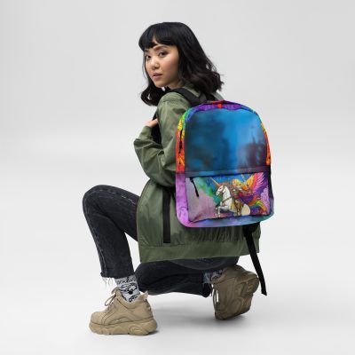 Rainbow Unicorn Warrior Princess Backpack