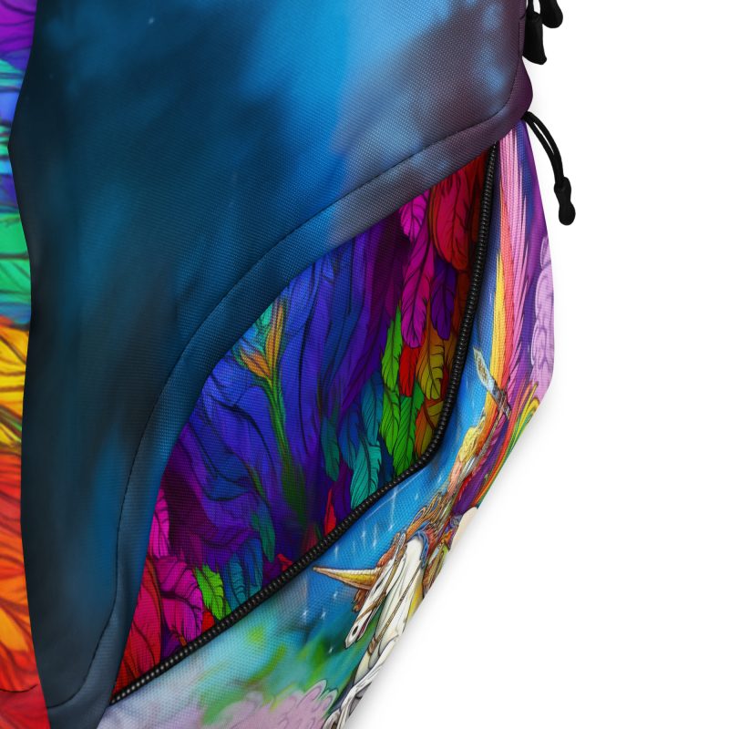 Rainbow Unicorn Warrior Princess Backpack - Image 4