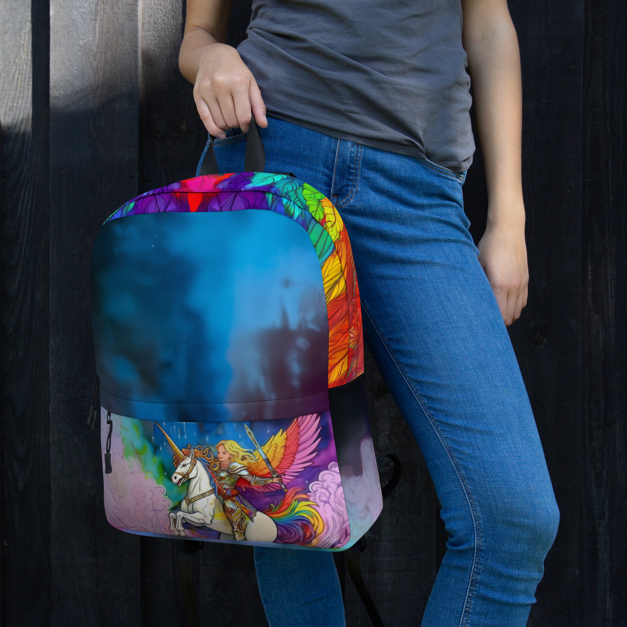 Unicorn Rainbow Princess backpack - Image 4