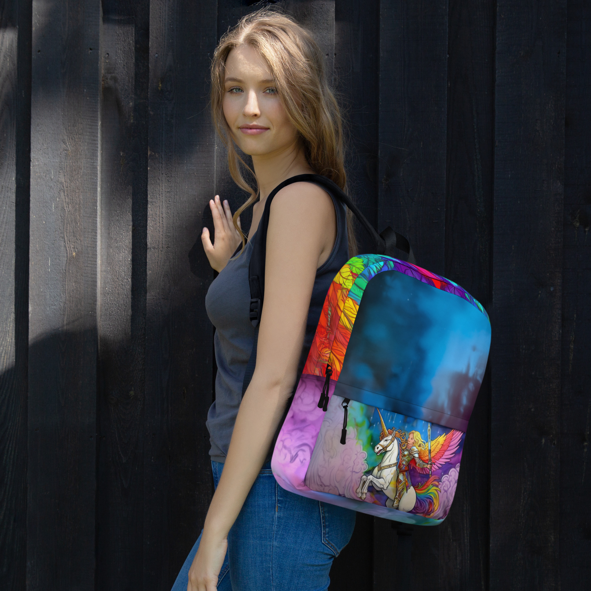Unicorn Rainbow Princess backpack - Image 5