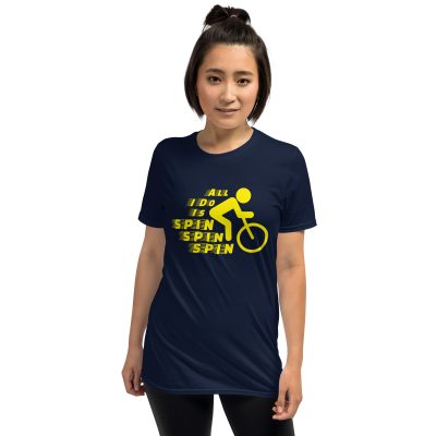 All I Do Is Spin tee