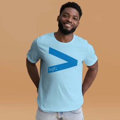 Greater Than tee