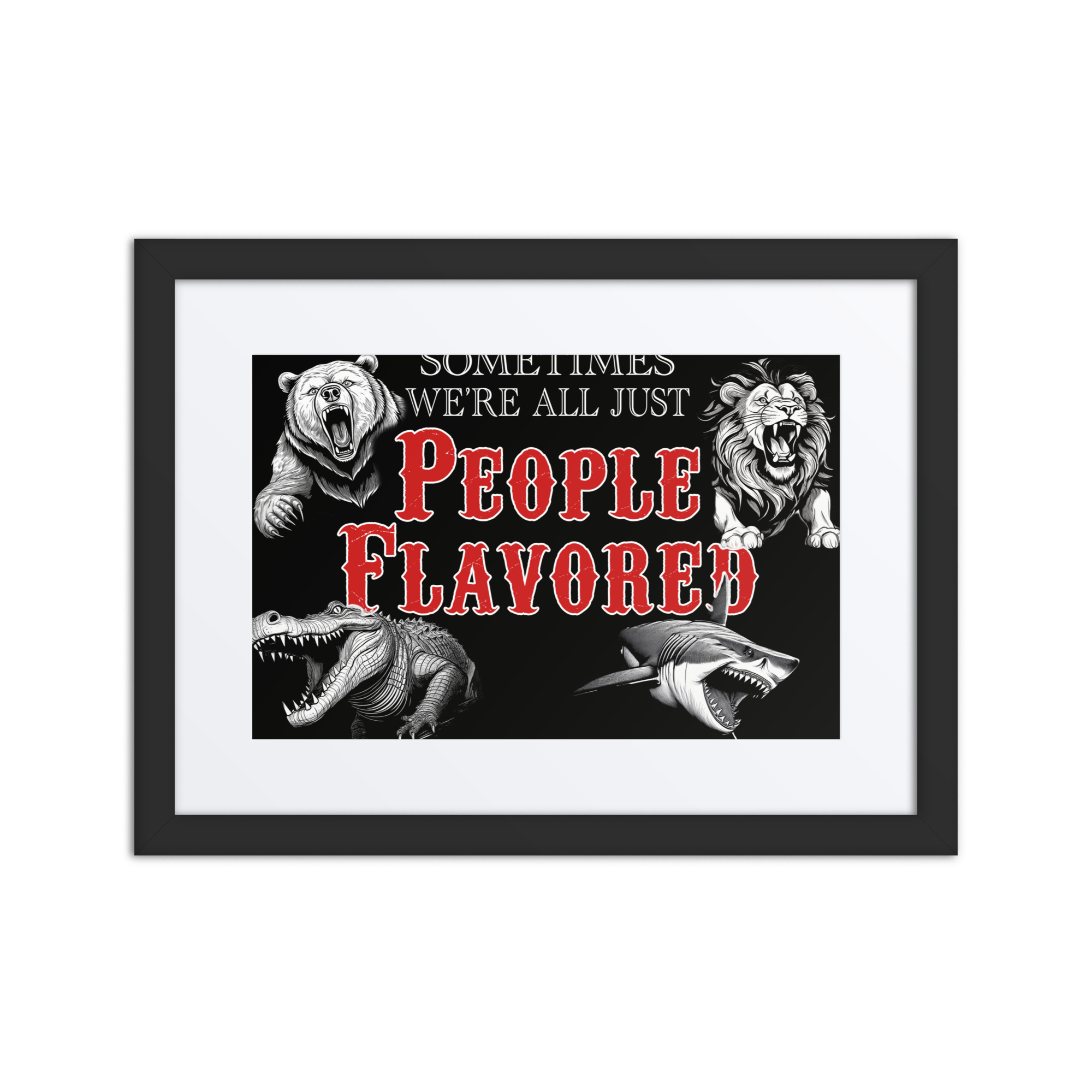 People Flavored framed art - Image 2