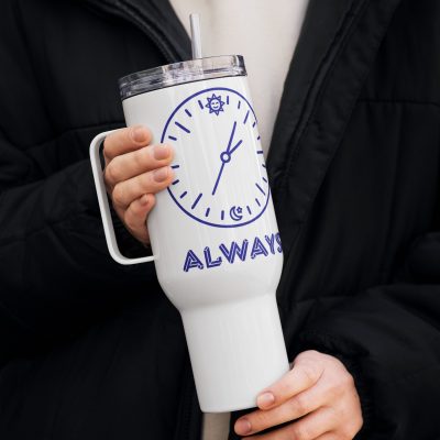 Always Shipping travel mug