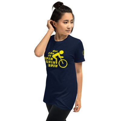 All I Do Is Spin tee