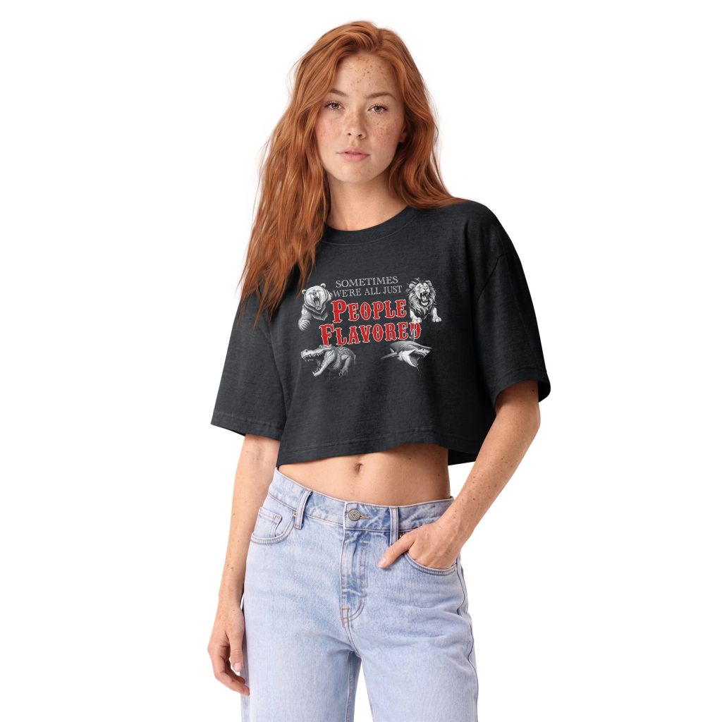 People Flavored crop tee